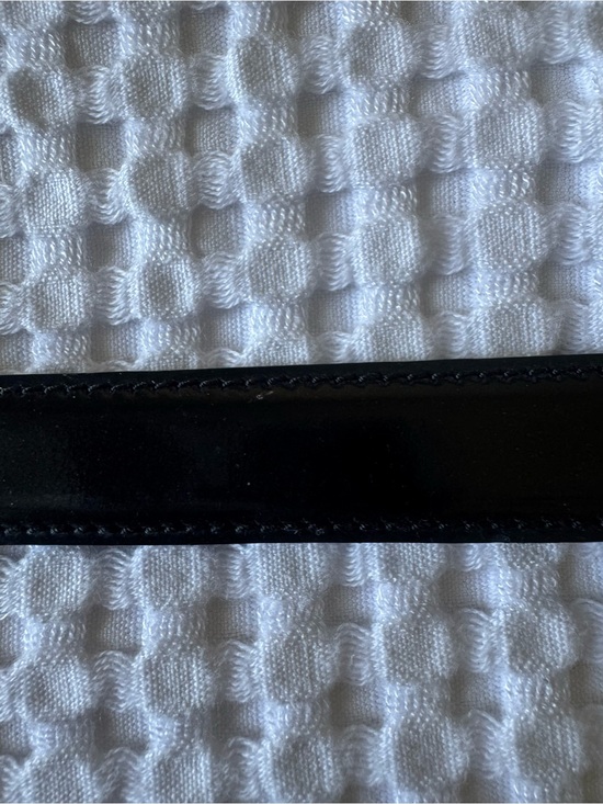 Salvatore Ferragamo Black Leather Belt with Gold Buckle Accent main image 5